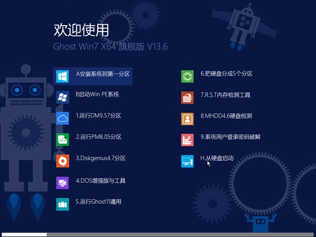 【Win7 64位精品】GHOST WIN7 SP1 64位旗舰版 V13.6(纯净版)